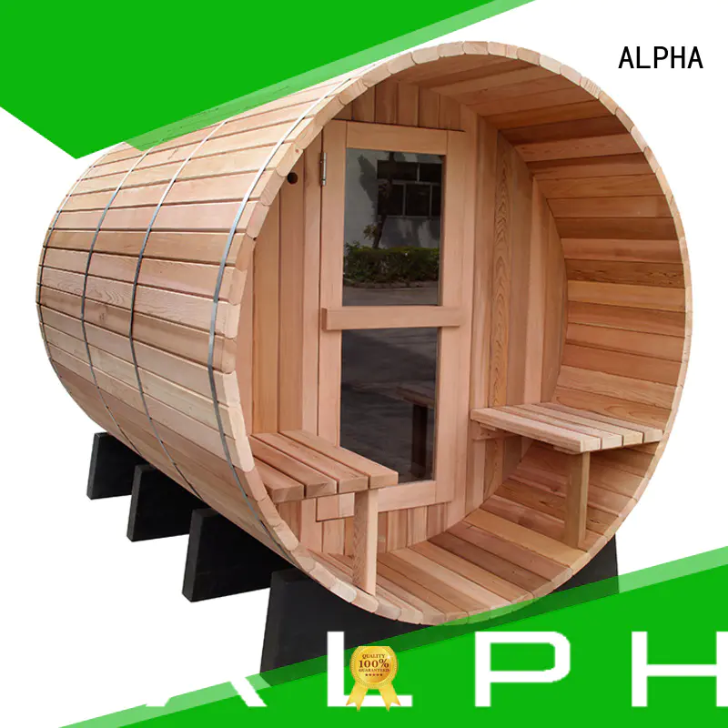 western round table OEM outdoor sauna ALPHA