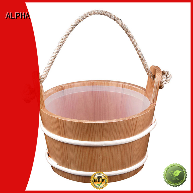 ALPHA dry wooden bucket inquire now for outdoor