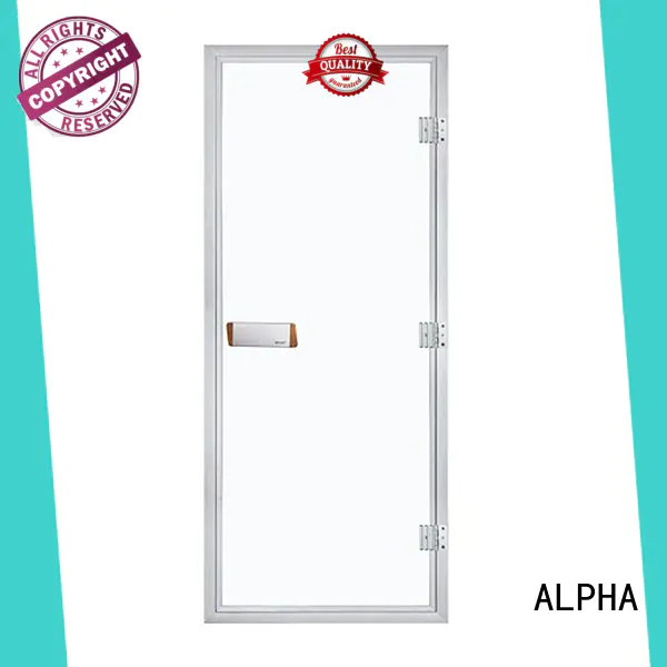 ALPHA western sauna room door series for bathroom