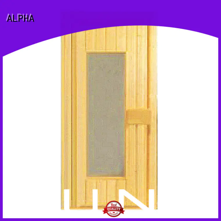 ALPHA New cheap sauna doors manufacturers