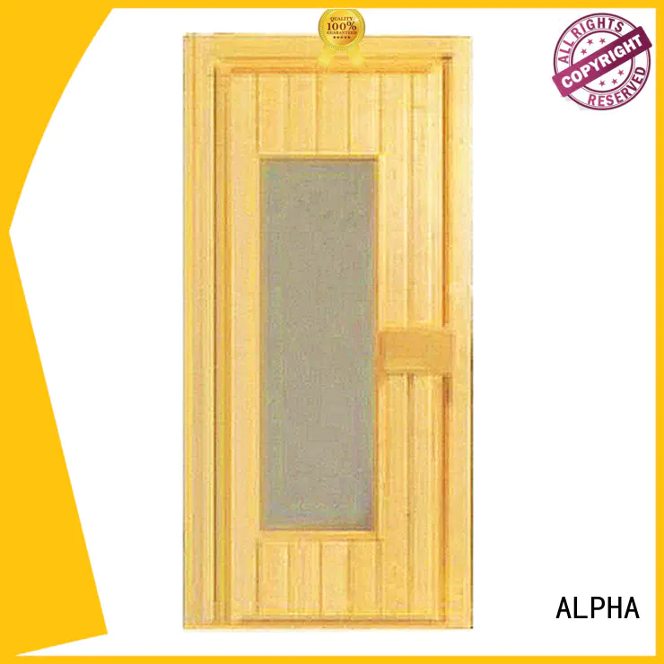 solid size sauna door ALPHA Brand
