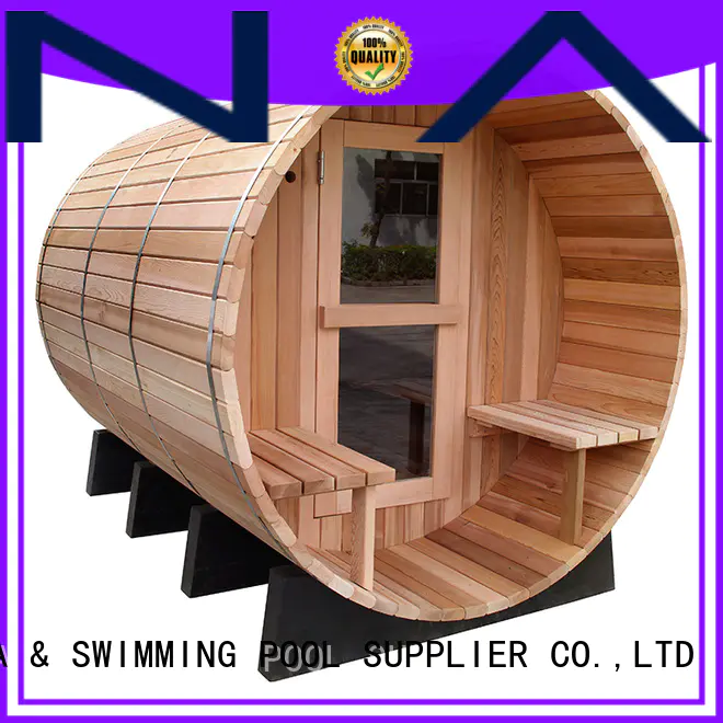 ALPHA red cedar sauna personalized for household
