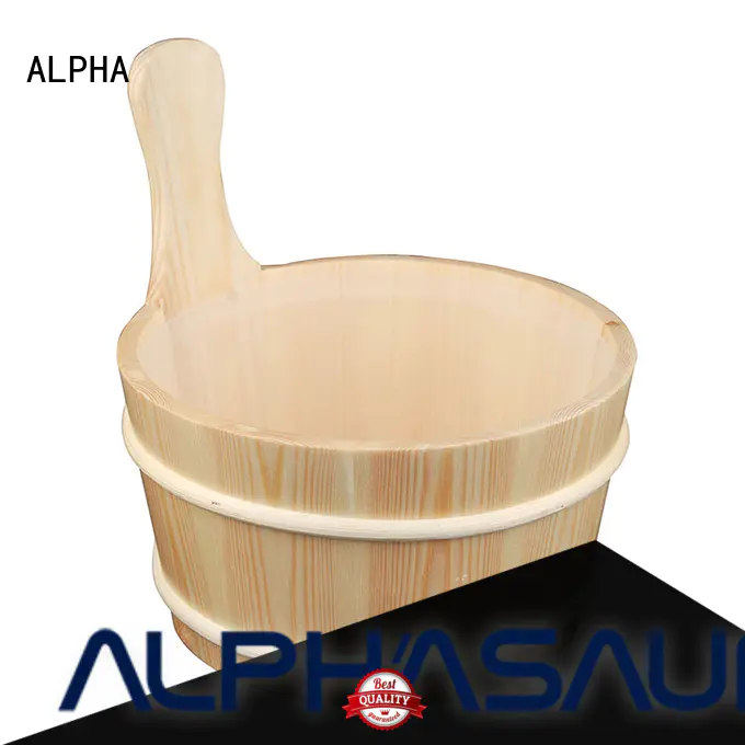 Hot wooden bucket 4l ALPHA Brand