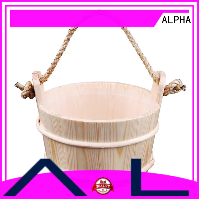 ALPHA sauna products bamboo
