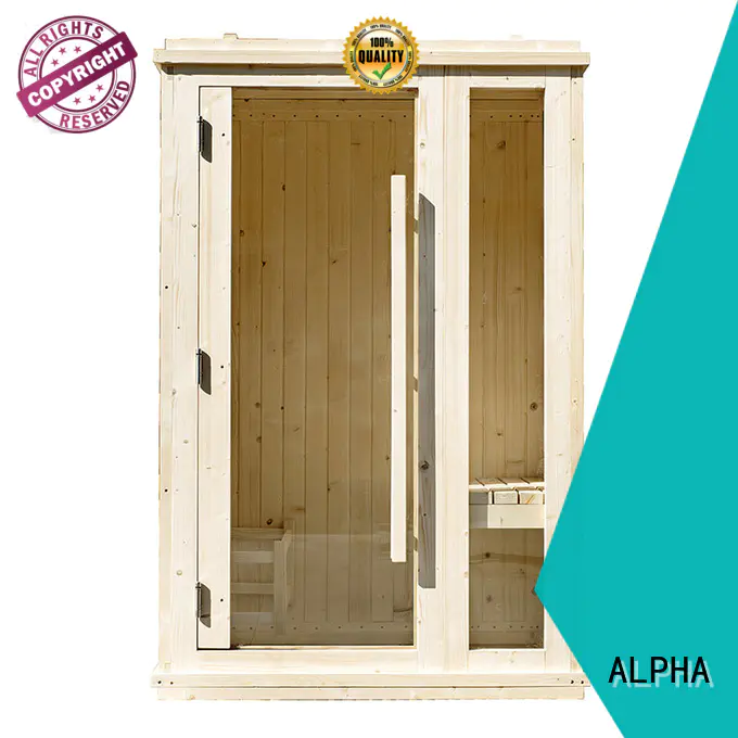 ALPHA Brand solid silo indoor sauna for sale wall