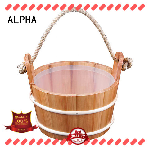ALPHA dry sauna bucket with good price for outdoor