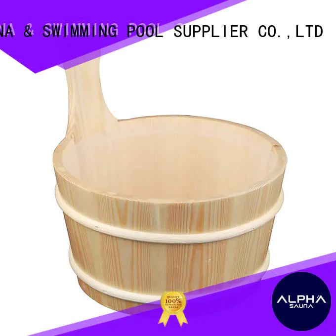 ALPHA rope sauna buckets for sale manufacturer for outdoor