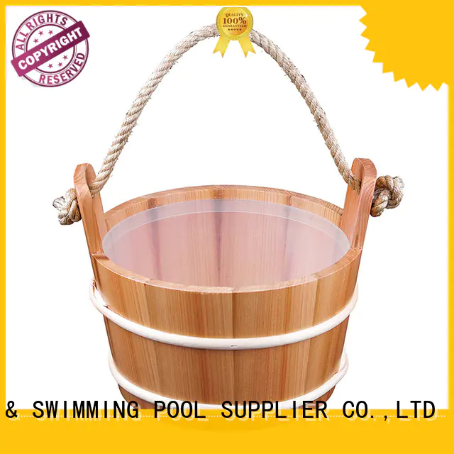 cedaraspen linner aspen ALPHA Brand wooden sauna bucket factory