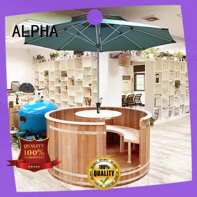 cedar outdoor sauna series for bathroom ALPHA