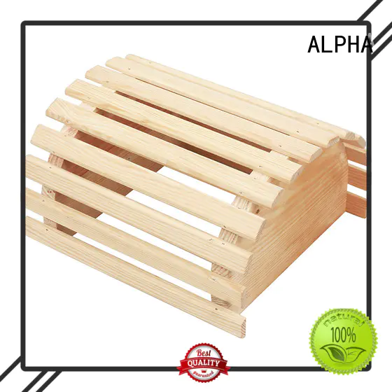 Quality ALPHA Brand sauna room accessories wood