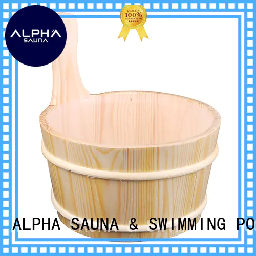 wooden sauna bucket ladle handle including Warranty ALPHA