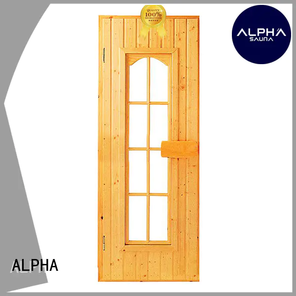 stainless steel cedar sauna door factory for household