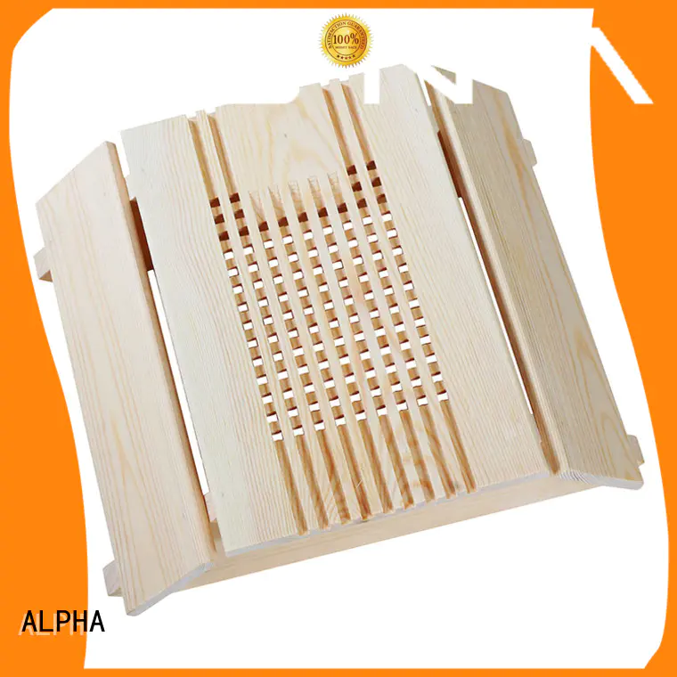 ALPHA Brand sauna spruceaspenred solid spruce wooden lampshade