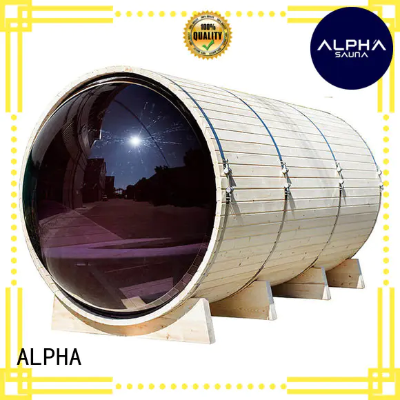 ALPHA barrel outside sauna directly sale for bathroom