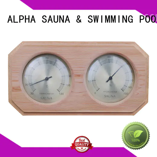 ALPHA branded sauna hygrometer design for household