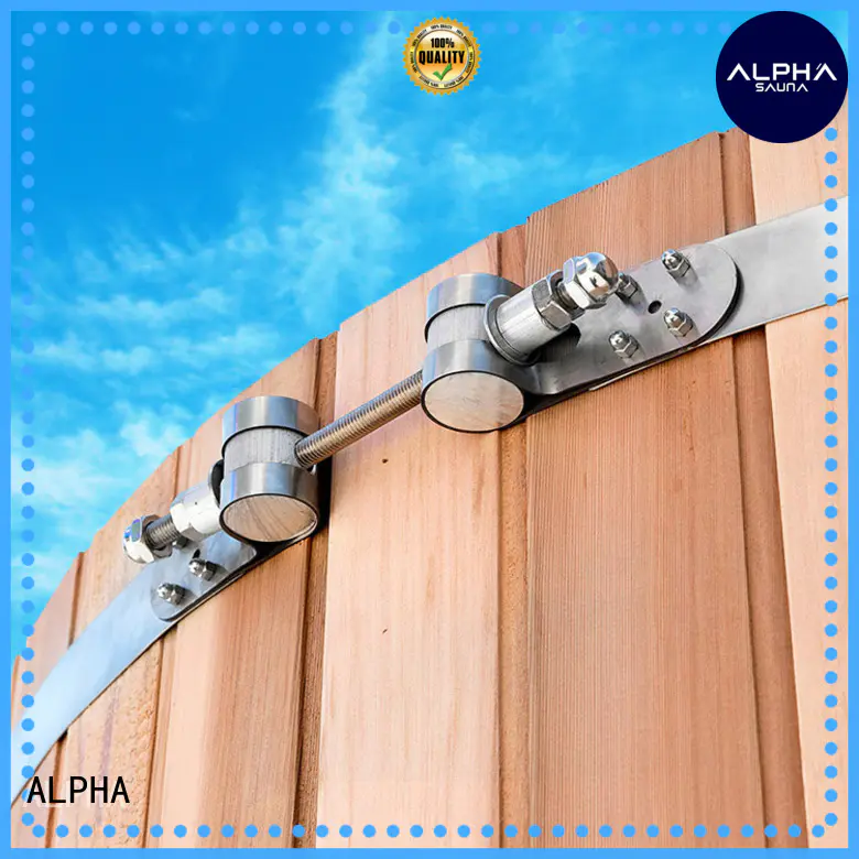 ALPHA thick heavy duty hose clamps with good price for outdoor