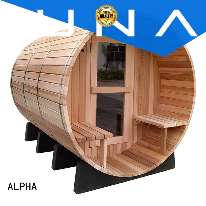 ALPHA red outdoor sauna series for household