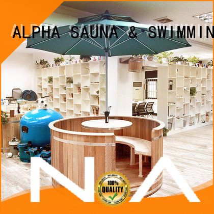solid western outdoor sauna room ALPHA Brand