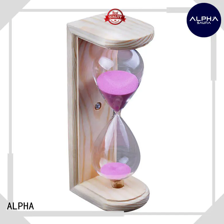 ALPHA free standing sand clock spruce for hotel