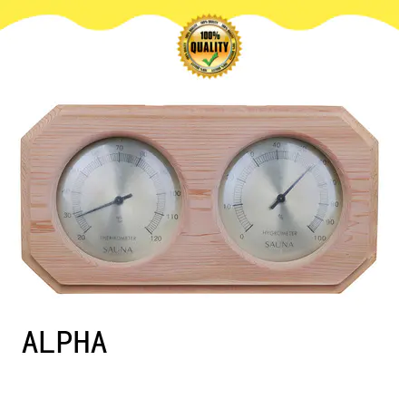 ALPHA angled hygrometer sauna from China for indoor