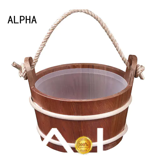 aspen Custom aluminium wooden bucket dry ALPHA