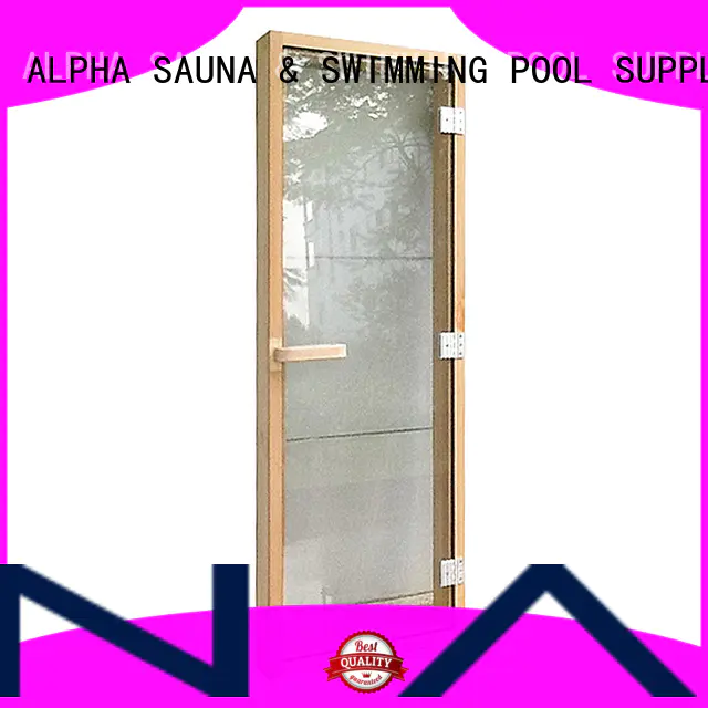 finnish steam room glass doors door for hotel ALPHA