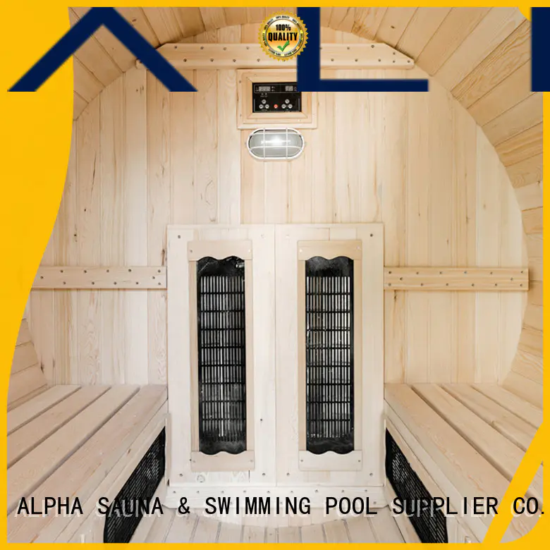 ALPHA infrared outdoor sauna bausatz 46 for cabin