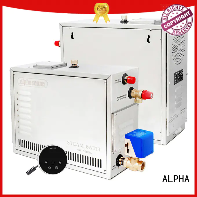 ALPHA Brand waterproof steel generator sauna steam generator