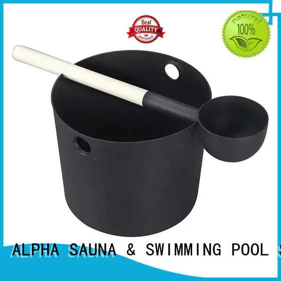aspen sauna bucket and spoon factory price for cabin