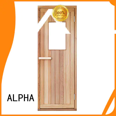 toughened sauna door size factory for household ALPHA