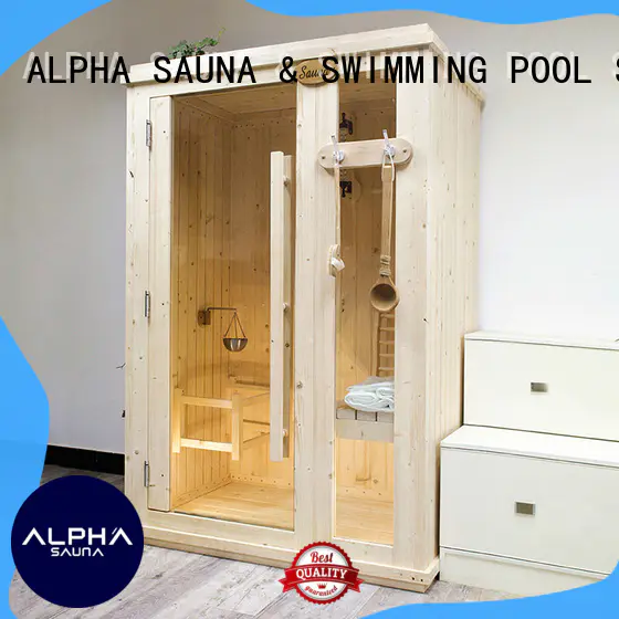 ALPHA room indoor steam sauna kits directly sale for indoor