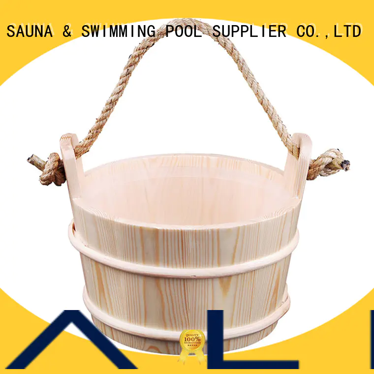 painting sauna bucket and spoon aspenred factory price for indoor