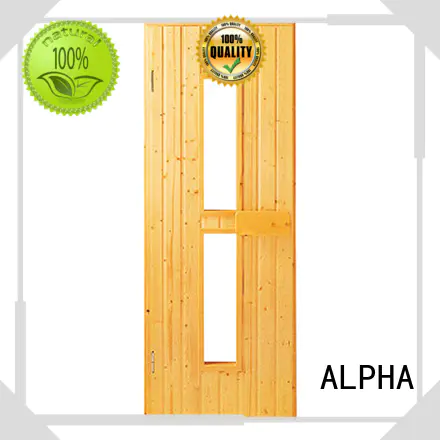 Custom cedar sauna door company