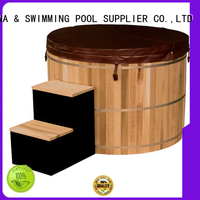 ALPHA electrical wooden hot tub from China for household