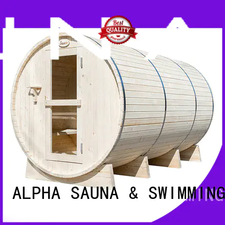 round infrared outdoor sauna electrical outdoor ALPHA company