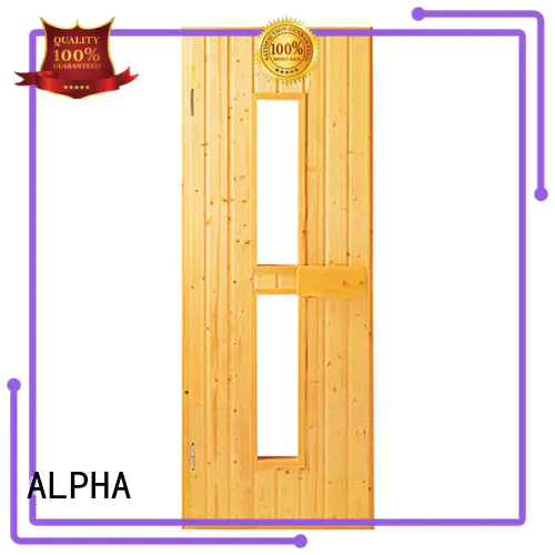 ALPHA Top sauna glass door manufacturers