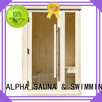 ALPHA panel 4 person sauna directly sale for outdoor
