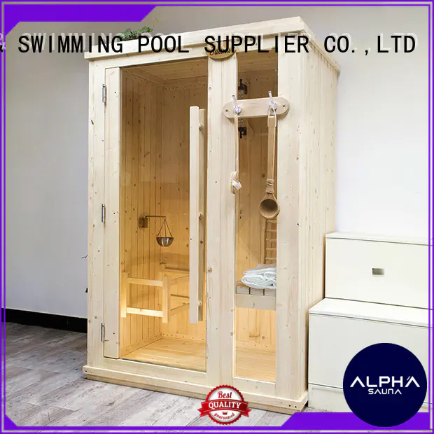 ALPHA thick clearlight sauna design for outdoor