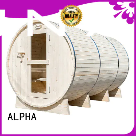ALPHA hemlock sauna room factory price for outdoor