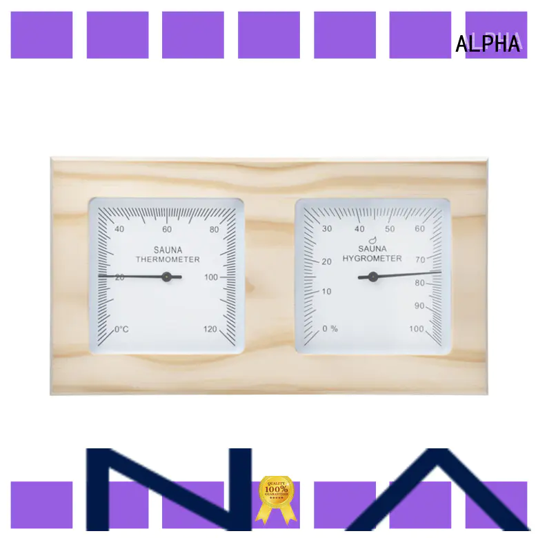ALPHA sauna thermometer hygrometer company